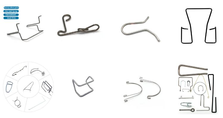 Custom 65Mn Steel Uxcell Double Wire Spring Hose Clamp Hose Fuel Line Silicone Tube Spring Clips supplier