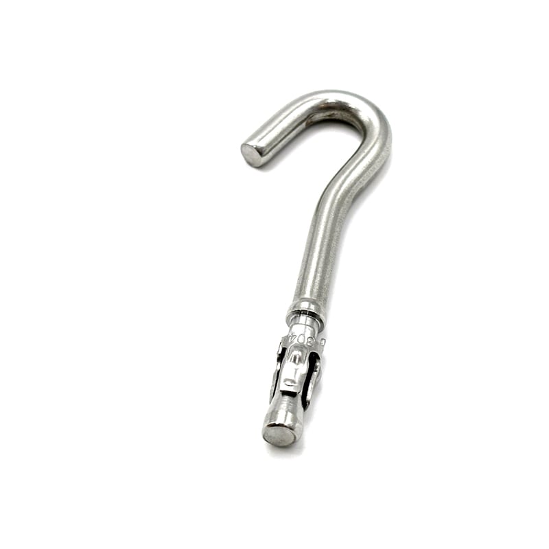 Hongsheng Stock Product Metal Wrought Carbon Steel Wire Forming Small J Shape Expansion Hooks factory