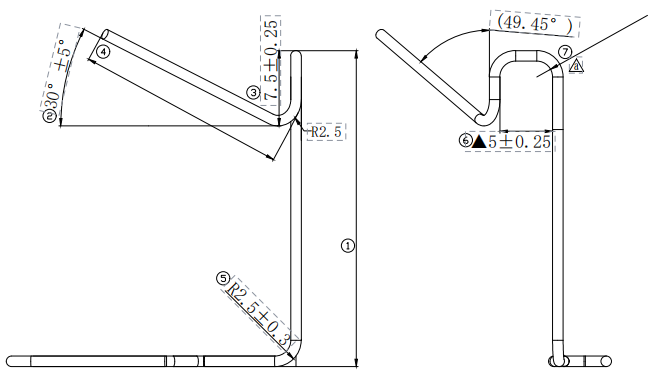 Hongsheng Black Stainless Steel Wire Bending Forming factory
