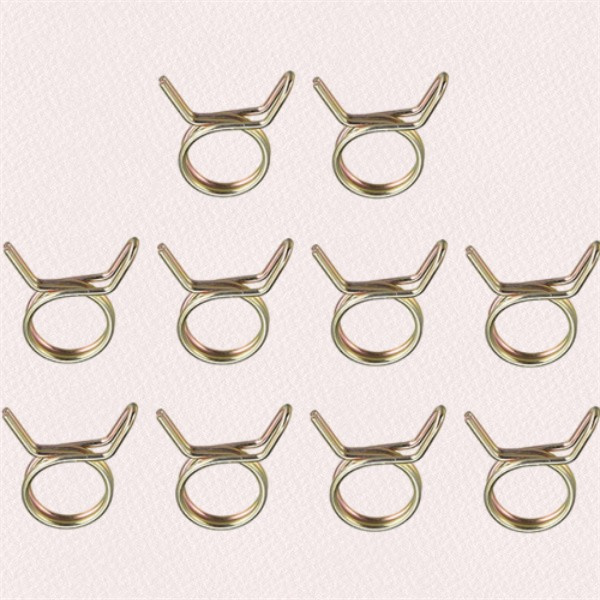 Ensure safety and efficiency with high-quality spring clamps for your fuel hose