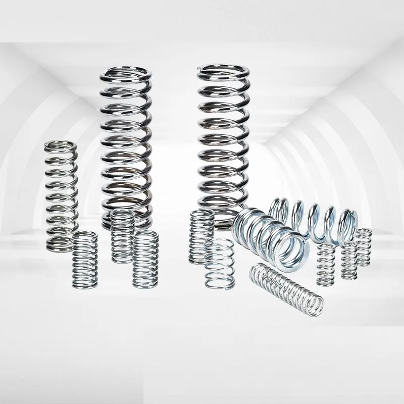 Custom Large Coil Steel Wire Heavy Train Compression Spring Manufacturers manufacture