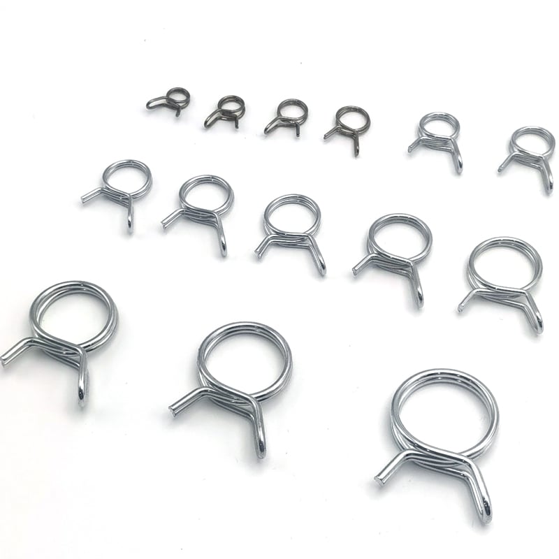 Hongsheng Stainless Steel Forming Coil Single Wire Torsion Spring Type Ring Hose Clamp for Fuel Line details