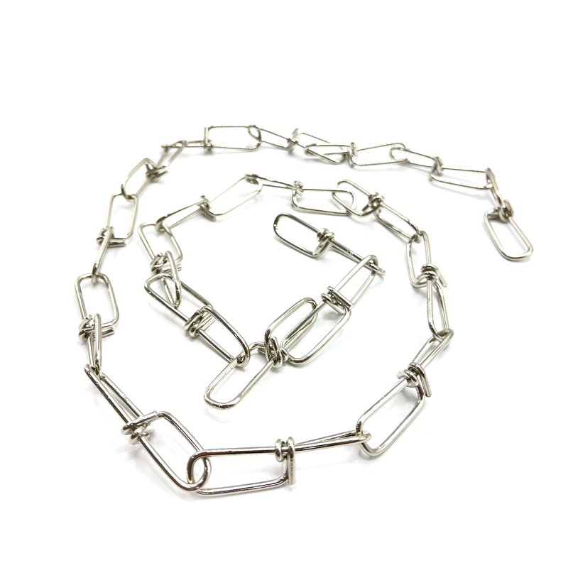Hongsheng Metal Twist Link Chains 1.5mm/2.0mm/2.5mm/3.0mm/3.5mm/4.0mm/5.0mm Chain Link manufacture