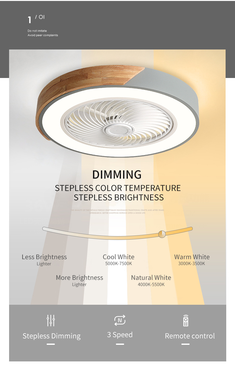 High Quality Quiet Ceiling Fan with Lights Uk Market Ceiling Fan with Lights and Remote Ceiling Fan Light Fixtures for Bedroom factory
