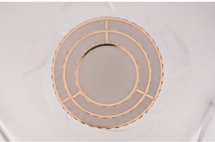 New Designer Gold Nickel Decorative Fan with Light Ceiling Fan with Lights for Hall Living Room Popular Deadline Light with Fan details