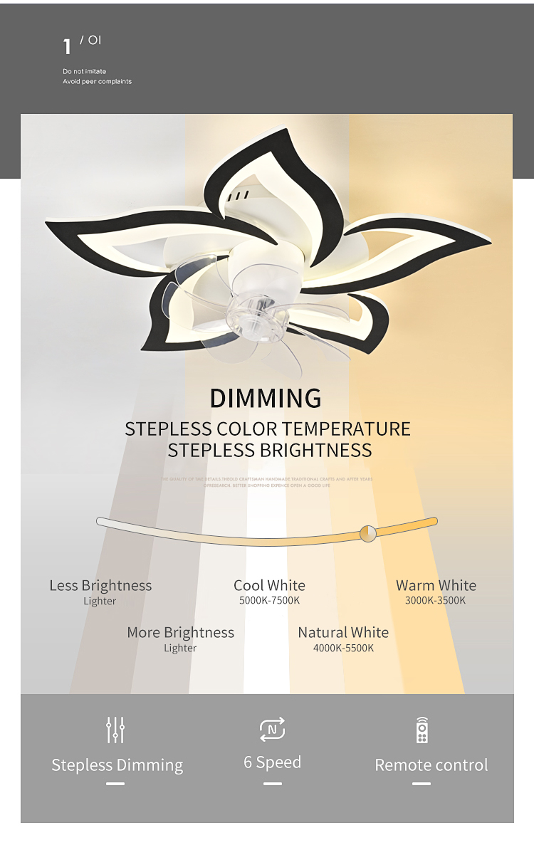 Black Ceiling Fan with Light Fixture Low Profile Ceiling Fans with Light and Remote Control Ceiling Fans with Lights for Bedroom manufacture