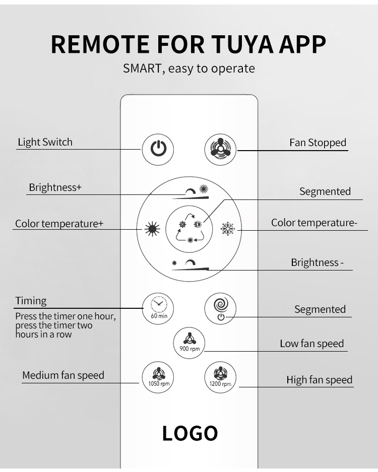 XD176 360 ° Rotating Children's Ceiling Fan with Light Fan Lamp with App Control Tuya Alexa Google Control supplier