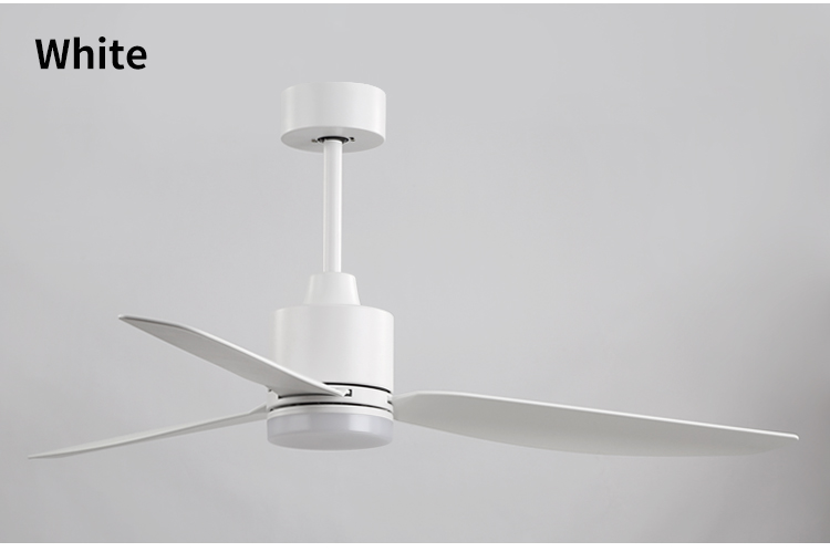 CCT Dimmable Propeller Ceiling Fan Light Minimalist Ceiling Fan with Light 3 Metal Blades Ce Rohs Fan and Light in Ceiling factory
