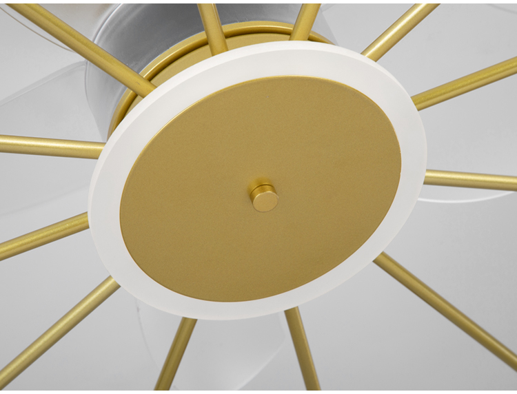 New Designer Decorative Fan with Light Ceiling Fans with Lights for Hall Living Room Popular Deadline Light with Fan manufacture