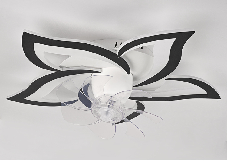 Black Ceiling Fan with Light Fixture Low Profile Ceiling Fans with Light and Remote Control Ceiling Fans with Lights for Bedroom supplier