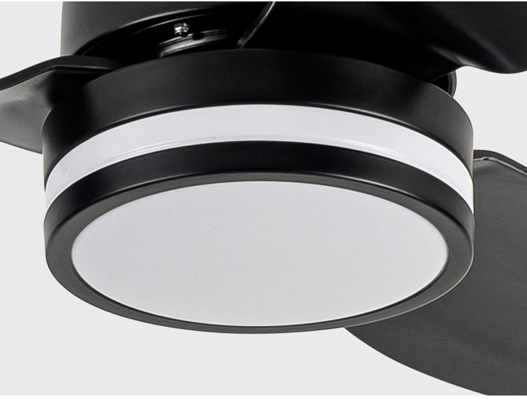 White Black Fandelier Ceiling Fan with Light Ceiling Fan Light with Remote Control Led Black Ceiling Fan Lamps for Living Room manufacture