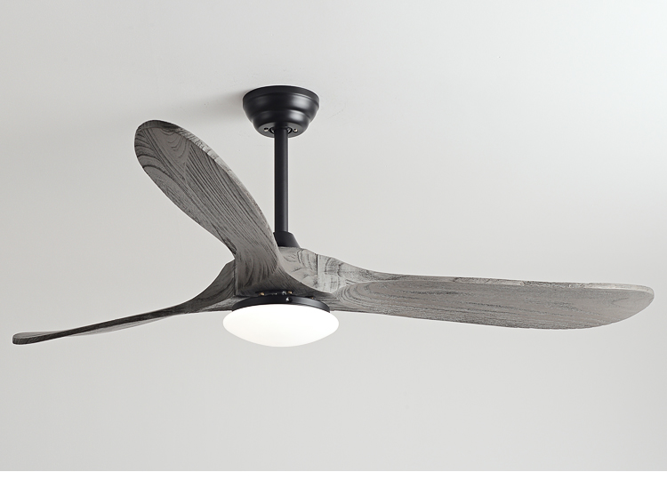 High Quality Propeller Ceiling Fan Light Minimalist Ceiling Fan with Light 3 Metal Blades Ce Rohs EMC Fan and Light in Ceiling manufacture