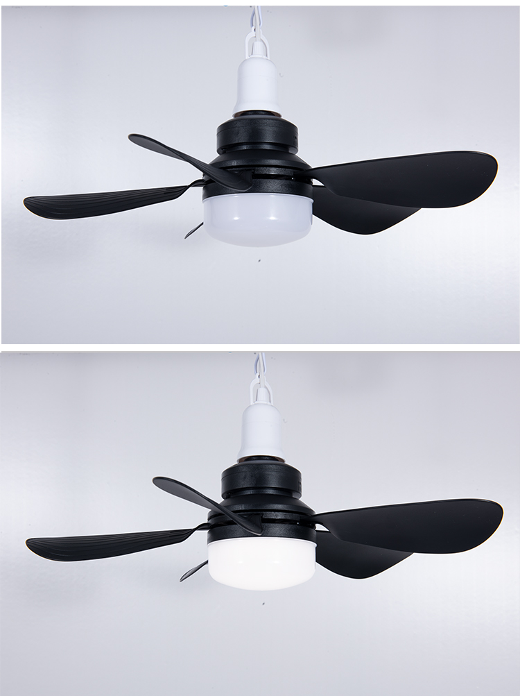 Fan Light E27 Bulb Screw Inwith Control Ceiling Fan with Light in Bulb Holder Replacement Living Room Fan Light Bulb with Remote supplier