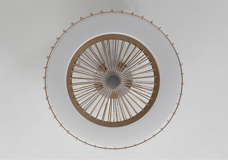 Flush Mount Cage Ceiling Fan Light Farmhouse Caged Rattan Style Ceiling Fan Light Vintage Ceiling Fan with Light for Bedroom supplier