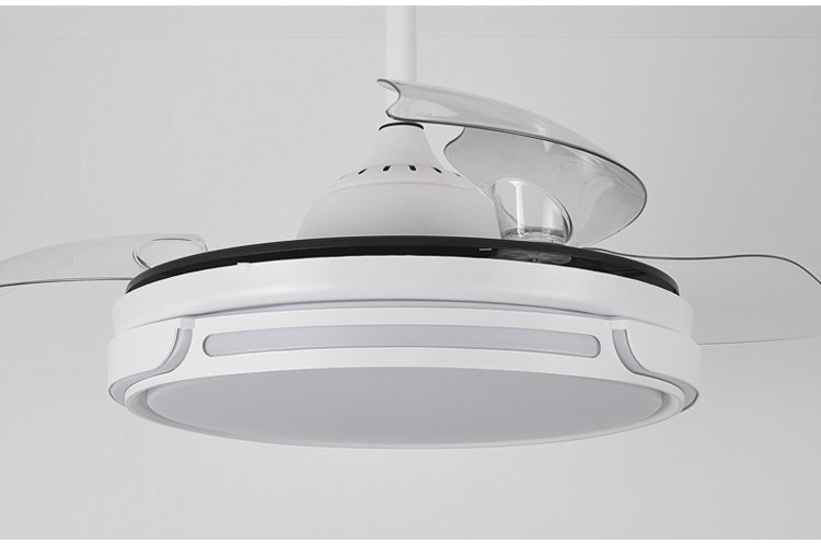 Y066 Modern 42 Inch LED Ceiling Fans Remote Control 110/220v Designer Luz Ventilador Oculto for Bedroom DC details