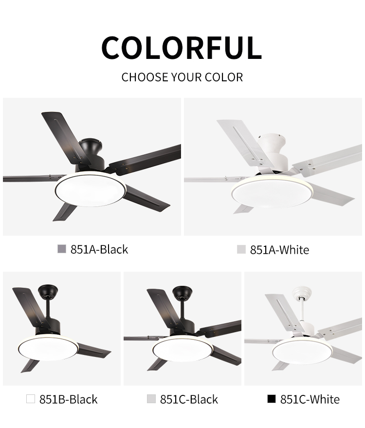 Good Flush Mount White Indoor Ceiling Fans with Light and Remote 42 52 Inch Black Modern Wifi Ceiling Fan Light Kit for Bedroom supplier