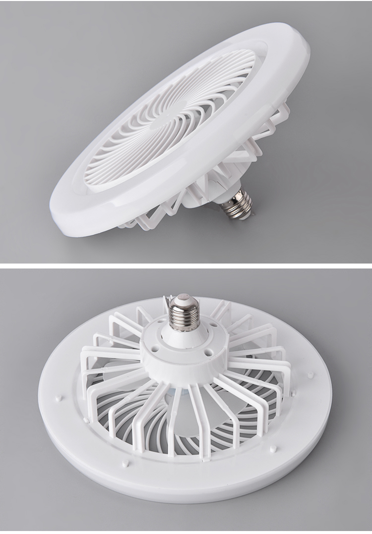 Factory Socket Fan Light Bulb Small Socket Fan Light Dimmable Screw in Socket Fan Light with Remote Control manufacture
