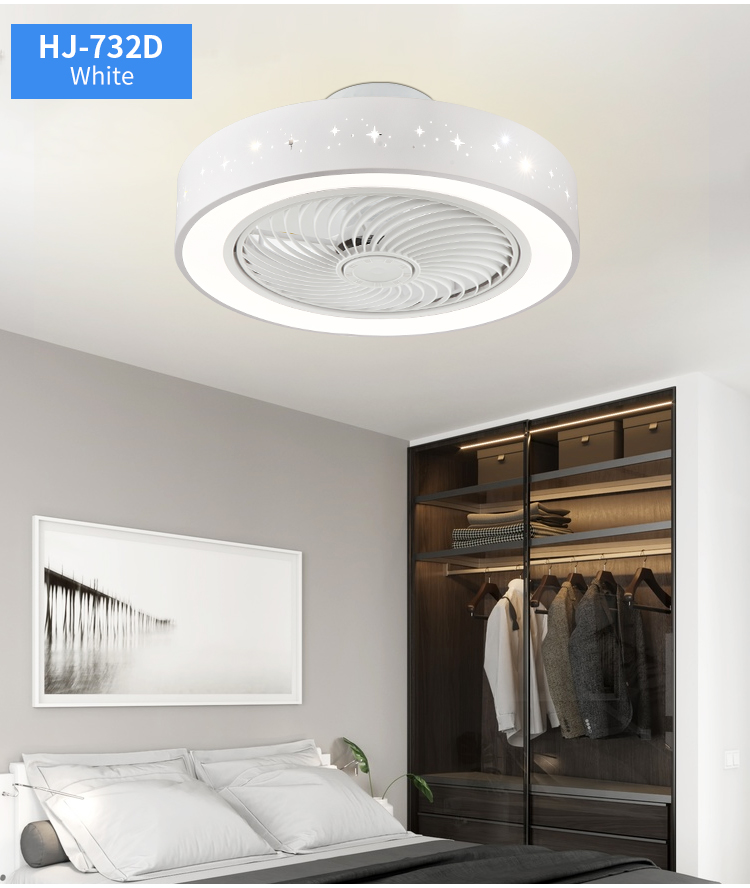 Hot Selling Fandelier Ceiling Fan with Light and bluetooth Speaker Smart Controller Wi-fi Ceiling Fan with Light Remote Control manufacture