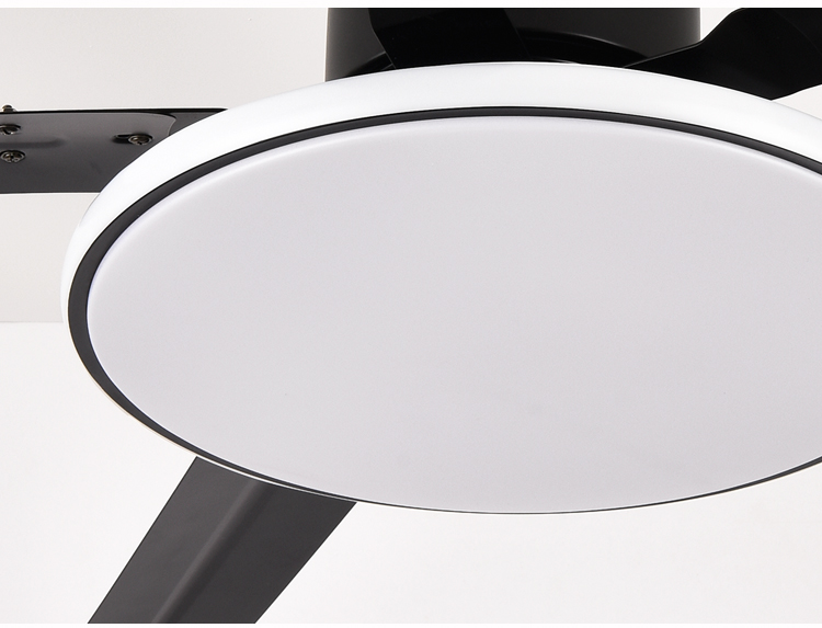 Good Flush Mount White Indoor Ceiling Fans with Light and Remote 42 52 Inch Black Modern Wifi Ceiling Fan Light Kit for Bedroom supplier