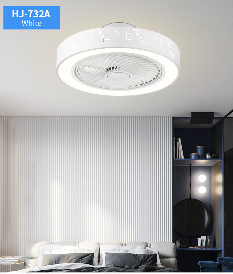 Hot Selling Fandelier Ceiling Fan with Light and bluetooth Speaker Smart Controller Wi-fi Ceiling Fan with Light Remote Control manufacture