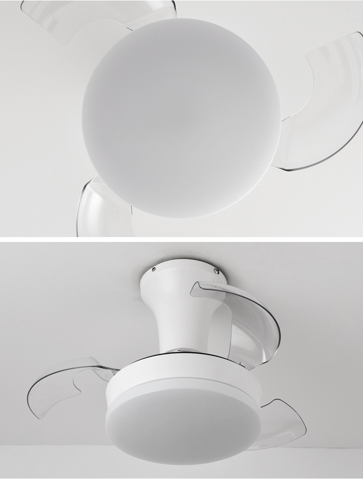 Y082 Modern Remote Control 22 Inch Bladeless 110/220v Ceiling Fans with Lights Lamp Led Designer Luz Con Ventilador Oculto Techo details
