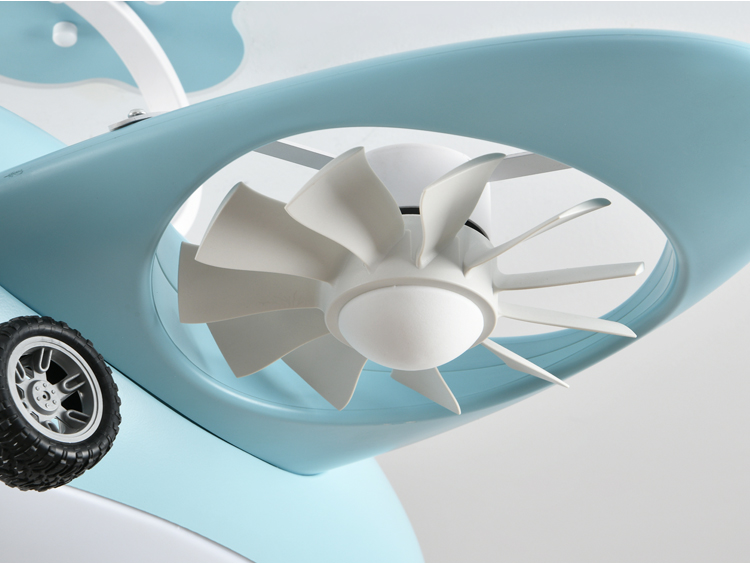 Multi-color Ceiling Fan with Lamp for Kids Bedroom Living Room Light with Fan Ceiling Fan Light Child Room manufacture