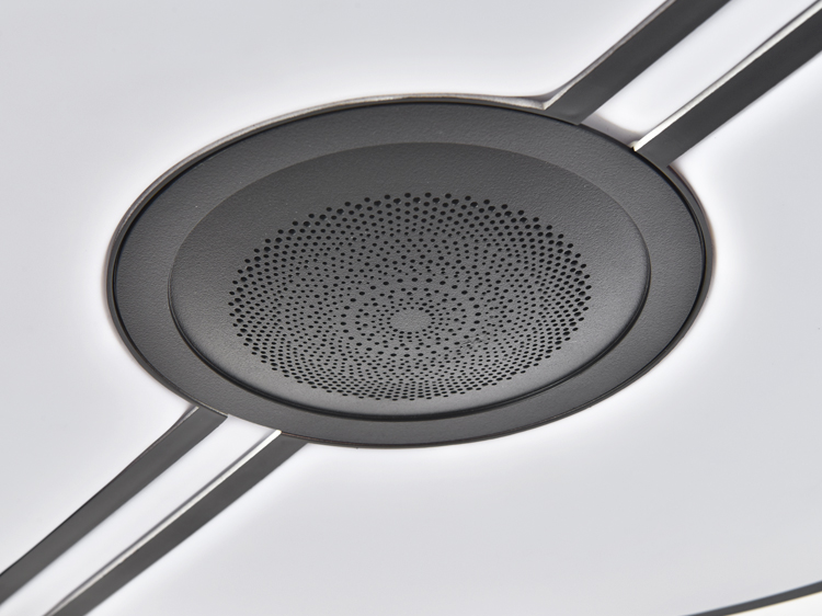 Ceiling Fan with Light Fixtures for Bedroom with Remote Quiet Silence Modern Ceiling Uk Led Fan and Light with Speaker supplier