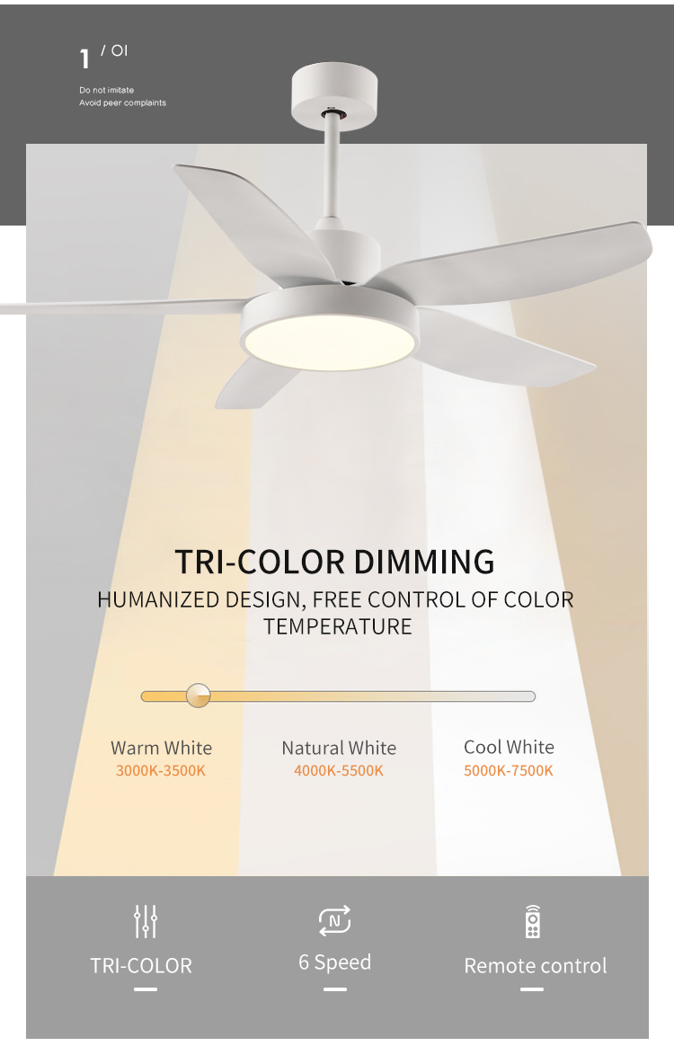 Flush Mount White Indoor Ceiling Fans with Light and Remote 42 46 52 54 Inch Black Modern Wifi Ceiling Fan Light Kit for Bedroom details