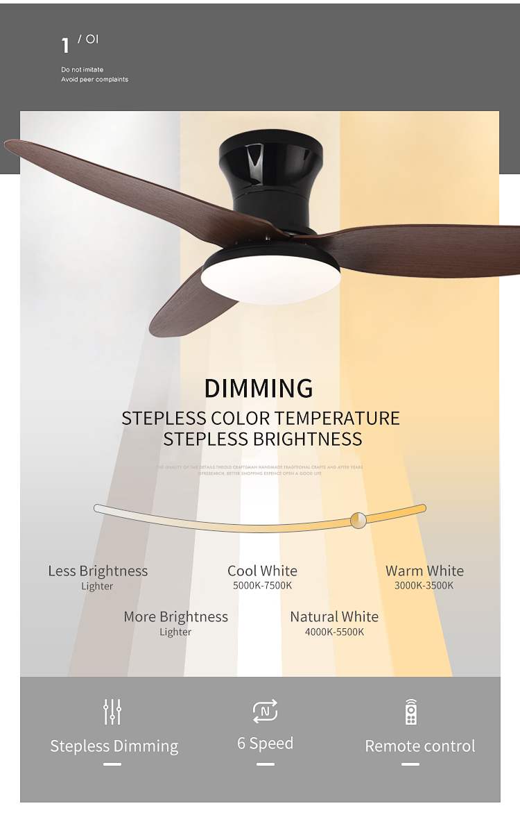 High Bright Home Fan and Light Modern Fan with Lamp White Nordic Pendant Lamp and Fan with Remote Control manufacture