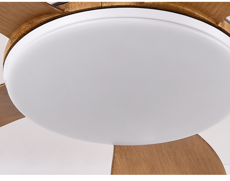 72W Flush Mount 42 in White Ceiling Fan with Light and Remote 36 42 48 52 Inch Low Profile Ceiling Fan Light and Remote Control factory