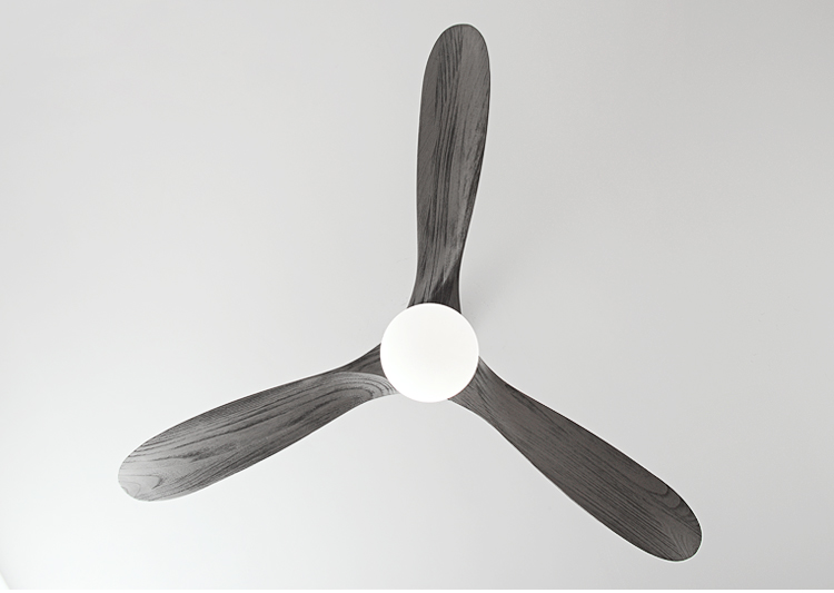 High Quality Propeller Ceiling Fan Light Minimalist Ceiling Fan with Light 3 Metal Blades Ce Rohs EMC Fan and Light in Ceiling manufacture