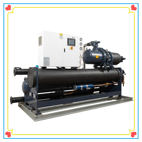 Energy-efficient cooling with a chiller AC system