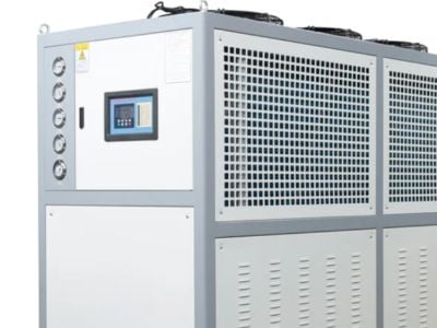 Air Cooled Chiller Space Requirements: No Cooling Tower Needed