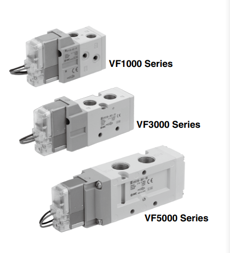 5-Port Solenoid Valve VF1000/3000/5000 VF5120-5DD1-02 supplier