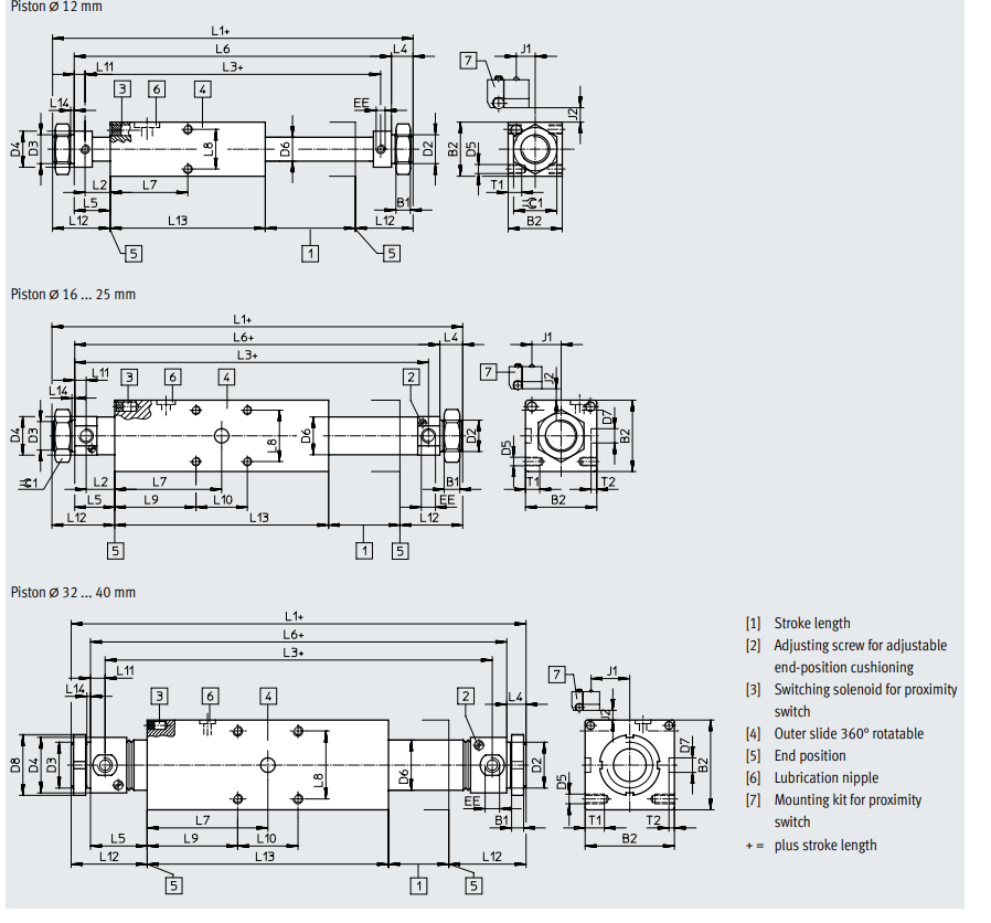 DGO-25-1300-PPV-A-B Linear Drive Unit Cylinder DGO DGO-25 supplier