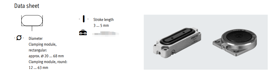 Diaphragm Clamping Cylinder EV-15/40/63/20/75/120/180/30-3/4/5 supplier