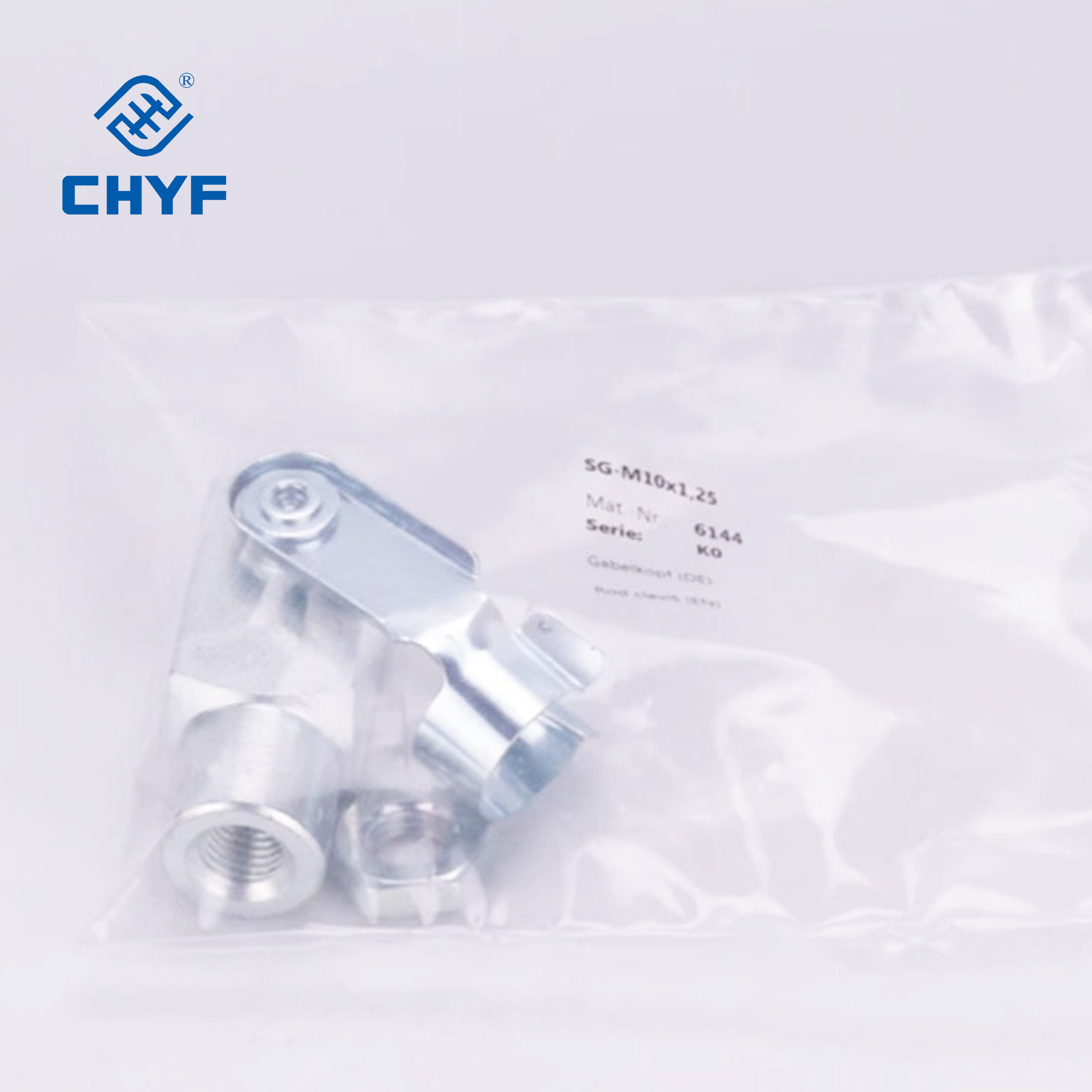 SG-M10X1.25 Rod Clevis Hydraulic/Pneumatic Cylinder Mounting Accessory, M10x1.25 Thread details
