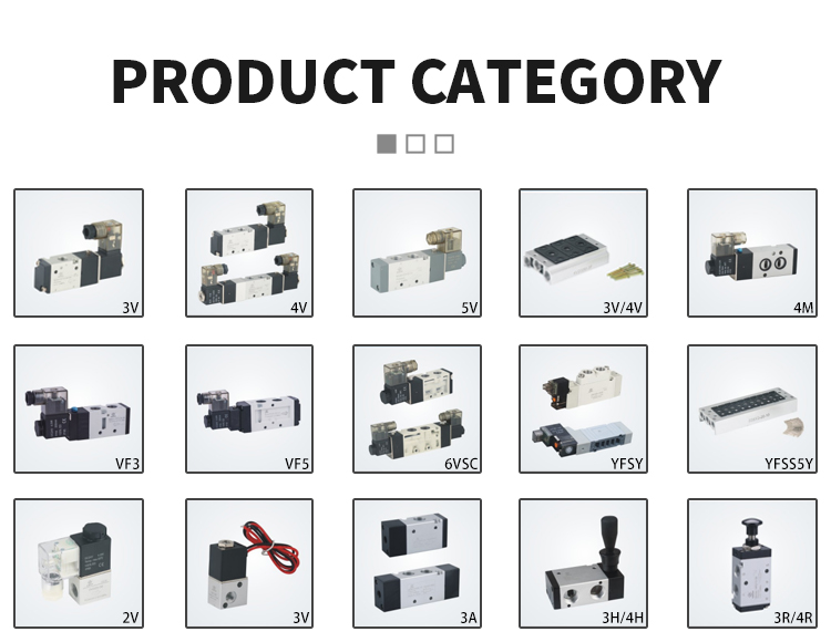 4A110-06 Single-Control Pneumatic Valve 4A210-08/310-10 Double-Head Pneumatic Valve 4A220-08 manufacture