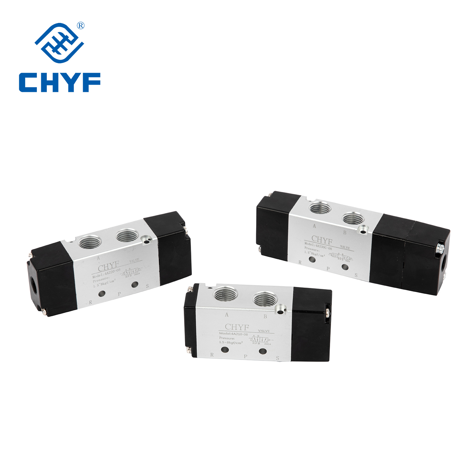 4A110-06 Single-Control Pneumatic Valve 4A210-08/310-10 Double-Head Pneumatic Valve 4A220-08 factory
