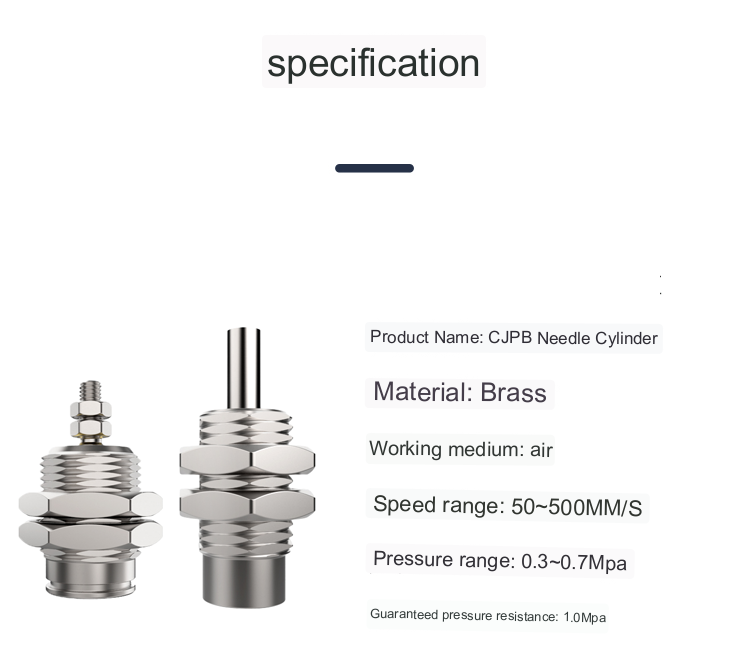 Cheap CJPB Pin Cylinder Manufacturer Single-Acting, Needle-Type, High Precision supplier