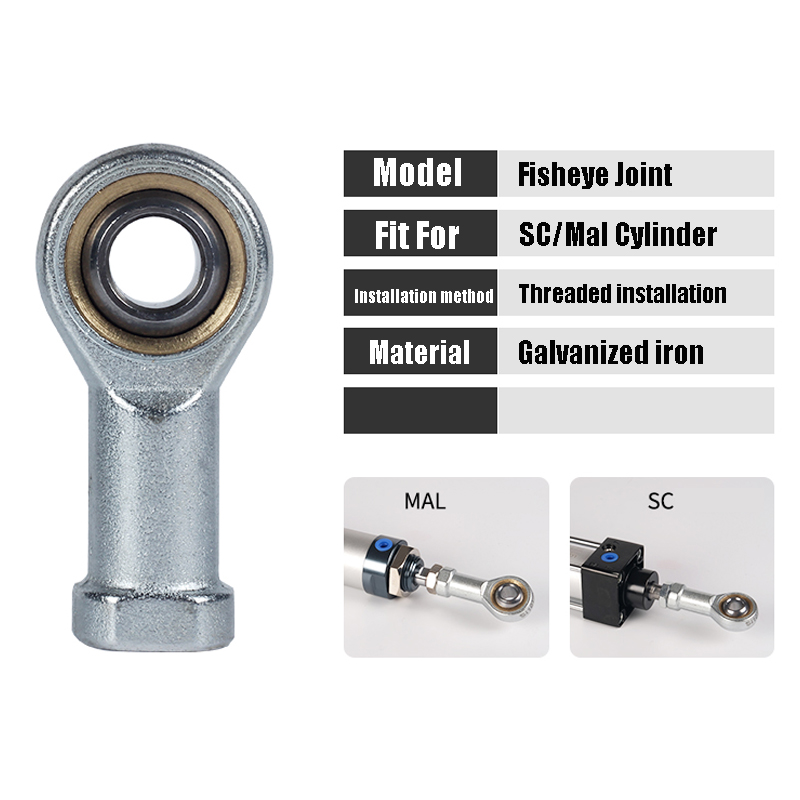 PHS Fisheye Joint Sit / K Universal Swing Joint Pneumatic Components Cylinder Accessories details