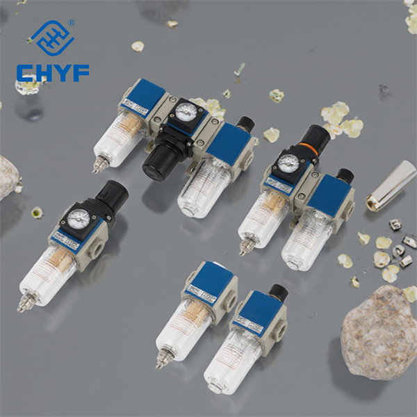 Controlling air pressure for precision operations with a filter regulator