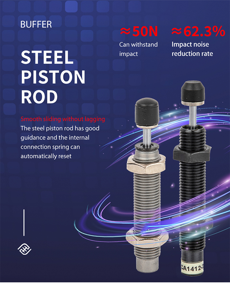 Pneumatic Oil Shock Absorbers Buffer RB/RBC0604/0805/1007/1412/2015S details