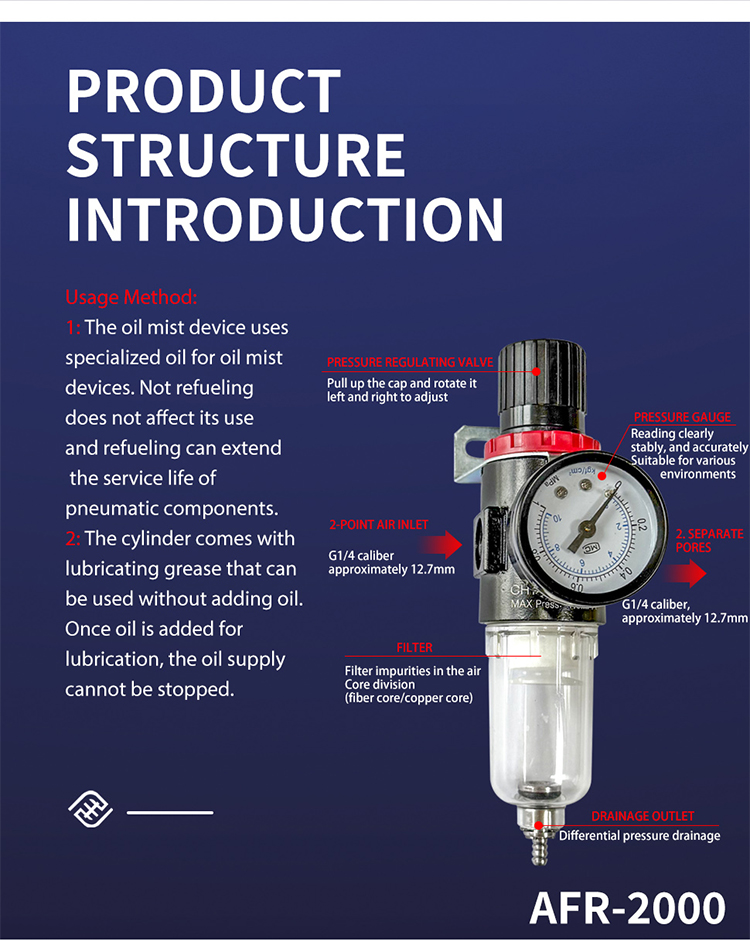 Pneumatic Air Source Filter BC2000/3000/4000 factory