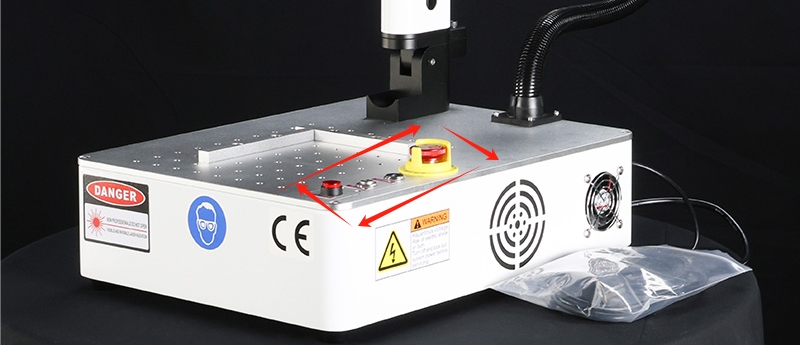 MINI Desktop Folding Fiber Laser Marking Machine details