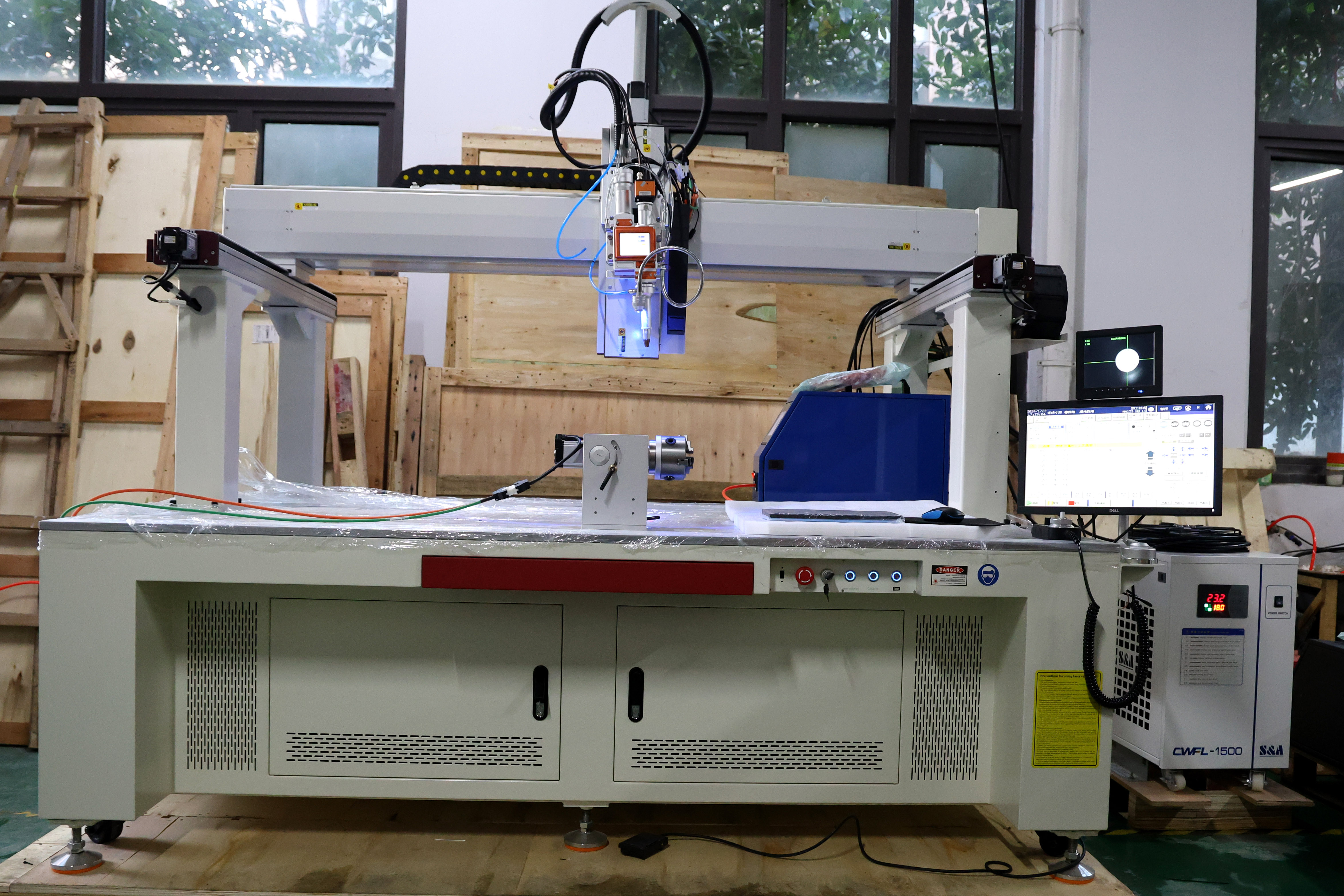 Gantry Double Drive Fiber Laser Welding Machine details