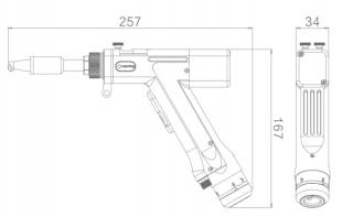 SUP21T Fiber Laser Welding Head factory