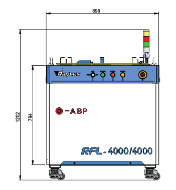 Raycus RFL-ABP High Power Fiber Laser Source factory
