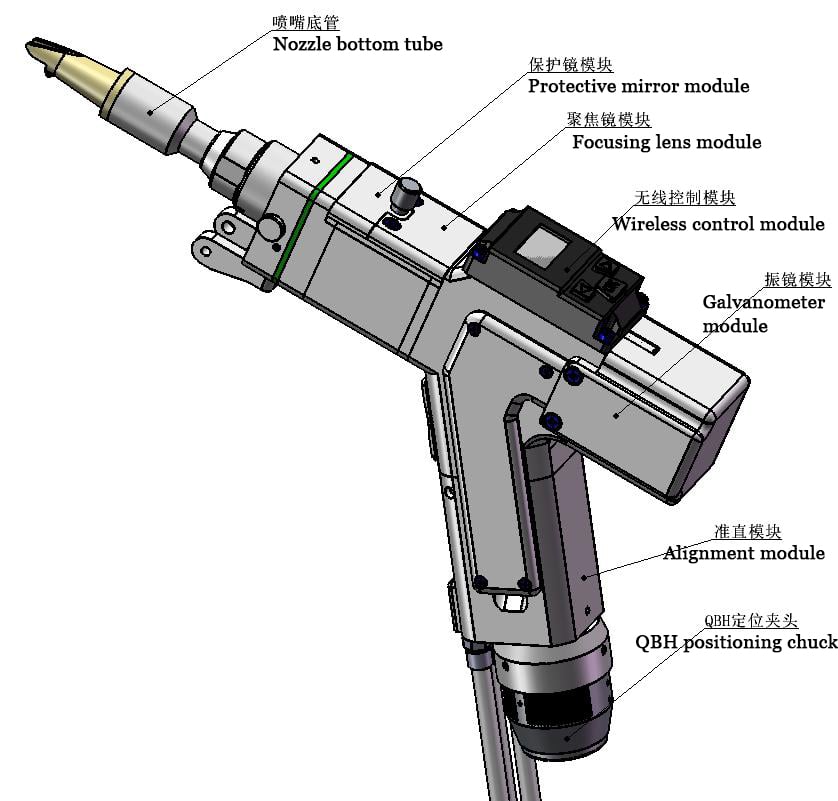 Au3tech HW970 Laser Welding Head details