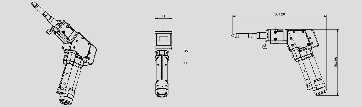 qinlin V10 Wobble Laser Welding Head manufacture